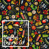 Christmas Design 36 Woven Digital Print Fabric