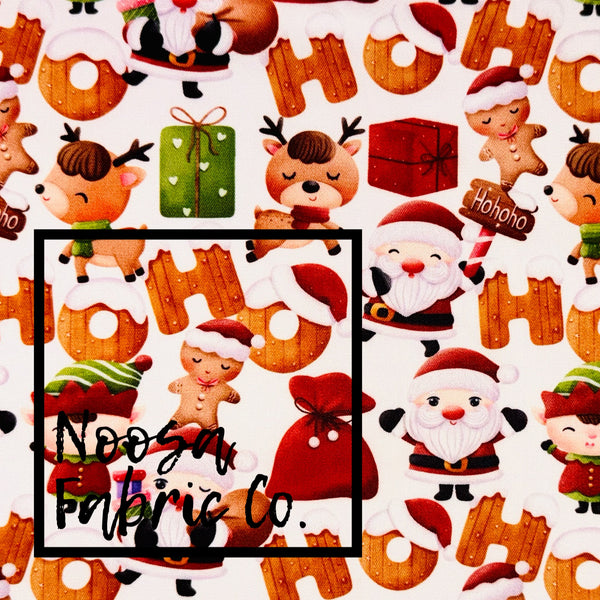 Christmas Design 27 Woven Digital Print Fabric