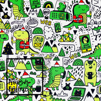 Christmas Design 38 Woven Digital Print Fabric
