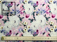 Karlie 'Pink' Cotton Lycra Digital Print Fabric