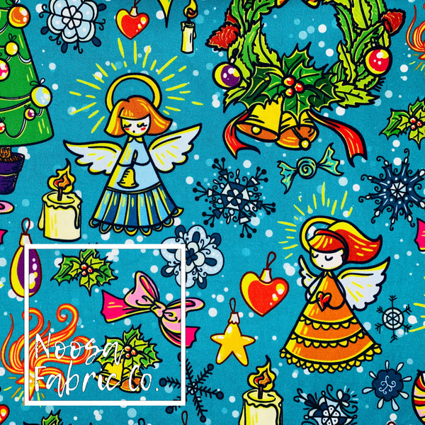 Christmas Design 36 Woven Digital Print Fabric