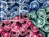 Mei 'Indigo" Woven Digital Print Fabric