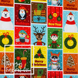 Christmas Design 32 Woven Digital Print Fabric