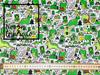 Christmas Design 38 Woven Digital Print Fabric