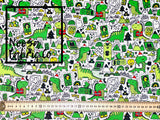 Christmas Design 38 Woven Digital Print Fabric