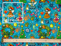 Christmas Design 36 Woven Digital Print Fabric