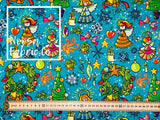 Christmas Design 36 Woven Digital Print Fabric