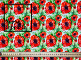 Poppy Design 4 Woven Digital Print Fabric