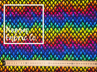 Draco "multicoloured' Woven Digital Print Fabric
