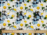 Amber Cotton Lycra Digital Print Fabric