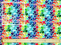 Nancy 'Aqua' Woven Digital Print Fabric