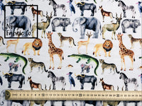 Serengeti Cotton Lycra Digital Print Fabric