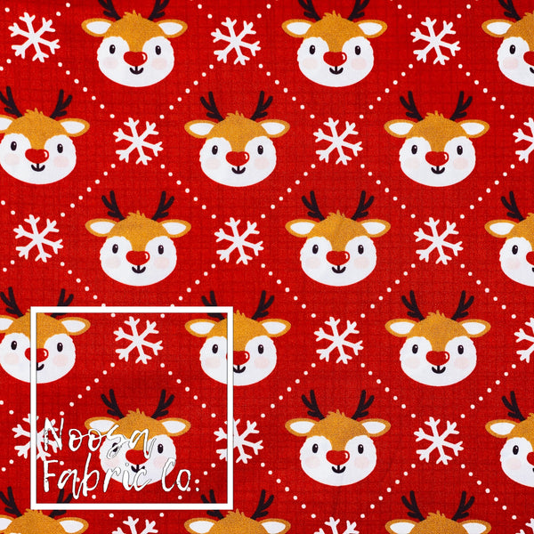 Christmas Design 02 Woven Digital Print Fabric