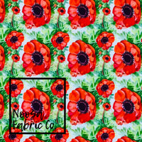 Poppy Design 4 Woven Digital Print Fabric